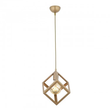 Φωτιστικό Κρεμαστό ArteLibre CU Αντικέ Μέταλλο 20x80cm