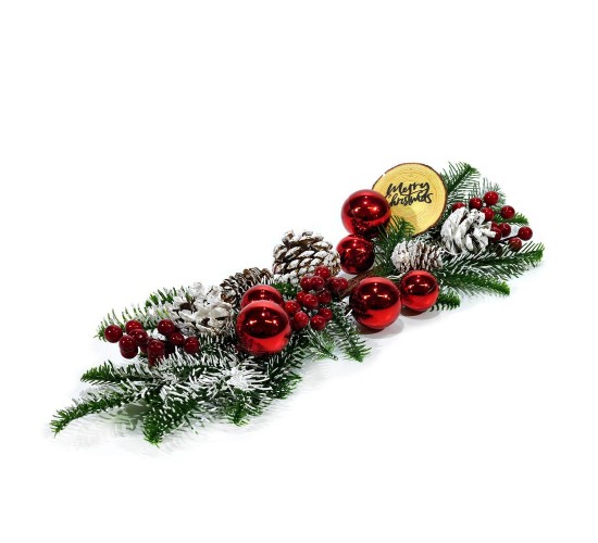 Κλαδί Με Berries Και Κουκουνάρια 57cm