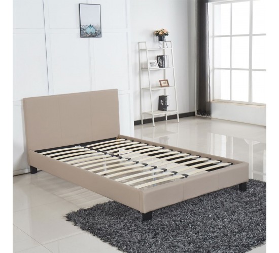 Κρεβάτι ArteLibre AZALEA Capuccino PU 213x131x88cm (Στρώμα 120x200cm) Κρεβάτι ArteLibre AZALEA Capuccino PU 213x131x88cm (Στρώμα 120x200cm)
