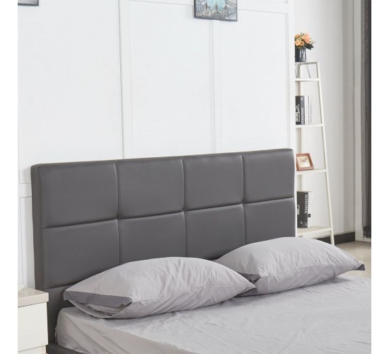 Κρεβάτι ANEMONE Γκρι PU 217x160x93cm (Στρώμα 150x200cm) Κρεβάτι ANEMONE Γκρι PU 217x160x93cm (Στρώμα 150x200cm)