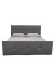 Κρεβάτι ANEMONE Γκρι PU 217x160x93cm (Στρώμα 150x200cm) Κρεβάτι ANEMONE Γκρι PU 217x160x93cm (Στρώμα 150x200cm)
