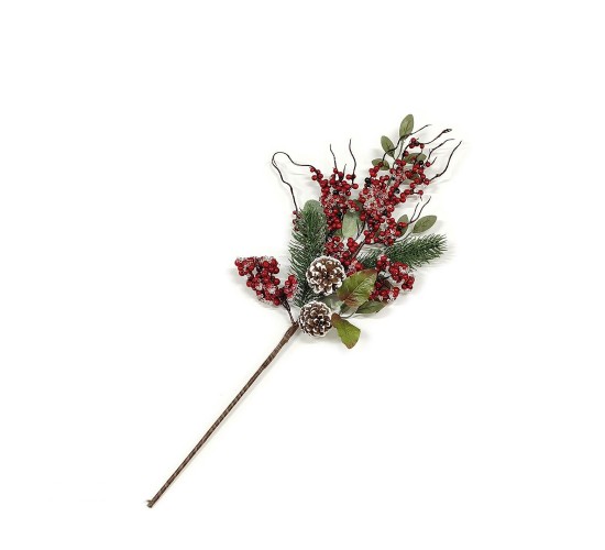 Κλαδί Πεύκο Με Berries 61cm