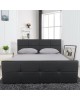 Κρεβάτι ANEMONE Μαύρο PU Με Αποθηκευτικό Χώρο 217x170x100cm (Στρώμα 160x200cm) Κρεβάτι ANEMONE Μαύρο PU Με Αποθηκευτικό Χώρο 217x170x100cm (Στρώμα 160x200cm)
