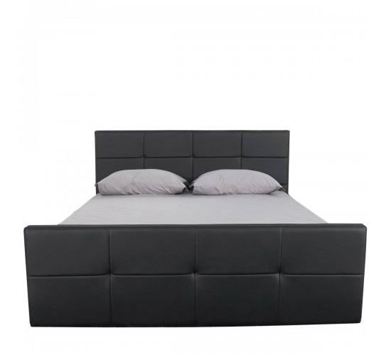 Κρεβάτι ANEMONE Μαύρο PU Με Αποθηκευτικό Χώρο 217x170x100cm (Στρώμα 160x200cm) Κρεβάτι ANEMONE Μαύρο PU Με Αποθηκευτικό Χώρο 217x170x100cm (Στρώμα 160x200cm)