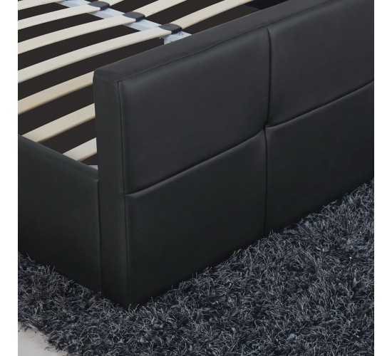 Κρεβάτι ANEMONE Μαύρο PU Με Αποθηκευτικό Χώρο 217x170x100cm (Στρώμα 160x200cm) Κρεβάτι ANEMONE Μαύρο PU Με Αποθηκευτικό Χώρο 217x170x100cm (Στρώμα 160x200cm)