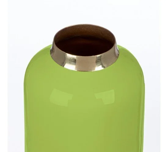 Βάζο -Roro- Μέταλλο Cream Πράσινο PU 2 Pcs. Assorted H. 20 cm D. 85 cm Βάζο -Roro- Μέταλλο Cream Πράσινο PU 2 Pcs. Assorted H. 20 cm D. 85 cm