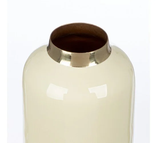 Βάζο -Roro- Μέταλλο Cream Πράσινο PU 2 Pcs. Assorted H. 20 cm D. 85 cm Βάζο -Roro- Μέταλλο Cream Πράσινο PU 2 Pcs. Assorted H. 20 cm D. 85 cm