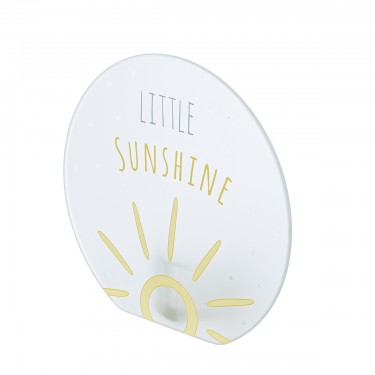 Κηροπήγιο Ρεσώ -Sunshine- Γυαλί Γκρι/Λευκό/Κίτρινο 2Τμχ 5x9.5x10cm