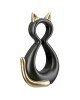 Φιγούρα Cat -Catty- Κεραμικό Μαύρο Χρυσό PU 4 11x6x17cm Φιγούρα Cat -Catty- Κεραμικό Μαύρο Χρυσό PU 4 11x6x17cm