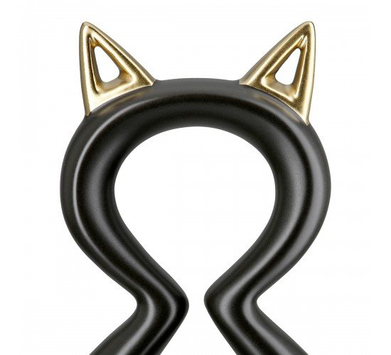 Φιγούρα Cat -Catty- Κεραμικό Μαύρο Χρυσό PU 4 11x6x17cm Φιγούρα Cat -Catty- Κεραμικό Μαύρο Χρυσό PU 4 11x6x17cm