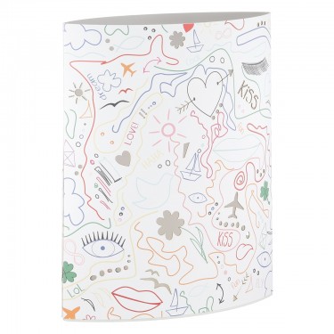 Διακοσμητικό Φως (LED) Έλλειψη -Modern Art- Χαρτί Λευκό 6x13x16cm