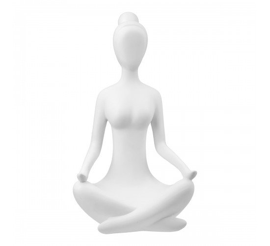 Φιγούρα Woman -Meditation- Πολυμερές Λευκό PU 2 Pcs. Assorted 16x12X29cm Φιγούρα Woman -Meditation- Πολυμερές Λευκό PU 2 Pcs. Assorted 16x12X29cm