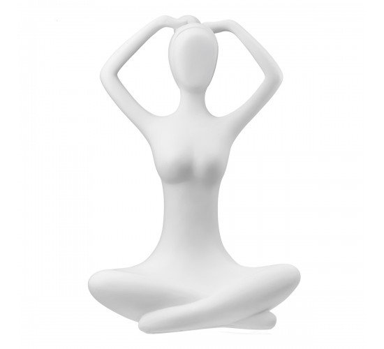Φιγούρα Woman -Meditation- Πολυμερές Λευκό PU 2 Pcs. Assorted 16x12X29cm Φιγούρα Woman -Meditation- Πολυμερές Λευκό PU 2 Pcs. Assorted 16x12X29cm