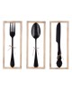Wall Relief -Vintage Cutlery- Μέταλλο Μαύρο PU Pcs. Assorted 30x3x80cm Wall Relief -Vintage Cutlery- Μέταλλο Μαύρο PU Pcs. Assorted 30x3x80cm