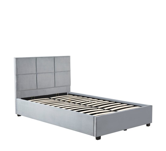 Κρεβάτι Μονό ArteLibre CLOUDREST Γκρι Ύφασμα 213x130x109.5cm (Στρώμα 120x200cm) Κρεβάτι Μονό ArteLibre CLOUDREST Γκρι Ύφασμα 213x130x109.5cm (Στρώμα 120x200cm)
