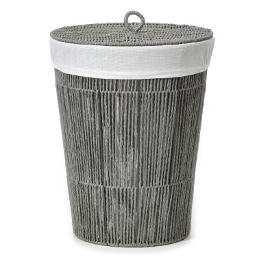 Καλάθι Απλύτων Γκρι Φ37cm