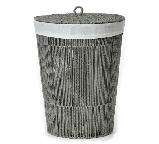 Καλάθι Απλύτων Γκρι Φ42x54cm Καλάθι Απλύτων Γκρι Φ42x54cm