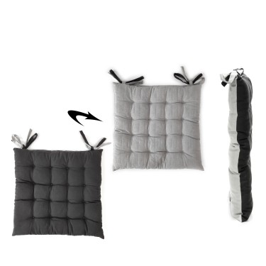 Μαξιλάρι Καθίσματος Γκρι 40x40cm