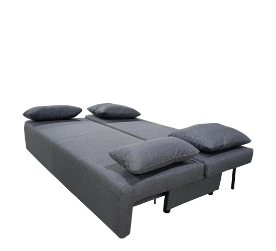 Καναπές Κρεβάτι Τριθέσιος ArteLibre URBAN LOUNGE 3S Σκούρο Γκρι Ύφασμα 194x93x72cm