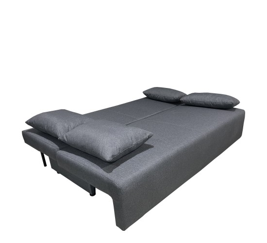 Καναπές Κρεβάτι Τριθέσιος ArteLibre URBAN LOUNGE 3S Σκούρο Γκρι Ύφασμα 194x93x72cm