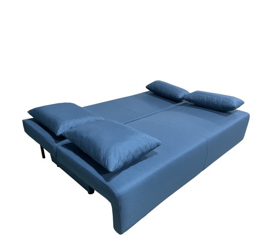 Καναπές Κρεβάτι Τριθέσιος ArteLibre URBAN LOUNGE 3S Μπλε Ύφασμα 194x93x72cm