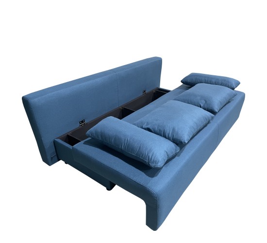 Καναπές Κρεβάτι Τριθέσιος ArteLibre URBAN LOUNGE 3S Μπλε Ύφασμα 194x93x72cm