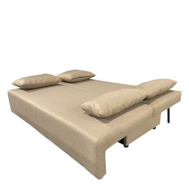 Καναπές Κρεβάτι Τριθέσιος ArteLibre URBAN LOUNGE 3S Ανοιχτό Καφέ Ύφασμα 194x93x72cm