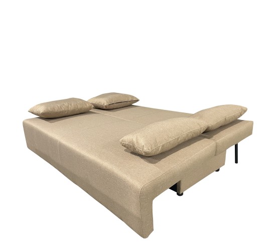 Καναπές Κρεβάτι Τριθέσιος ArteLibre URBAN LOUNGE 3S Ανοιχτό Καφέ Ύφασμα 194x93x72cm