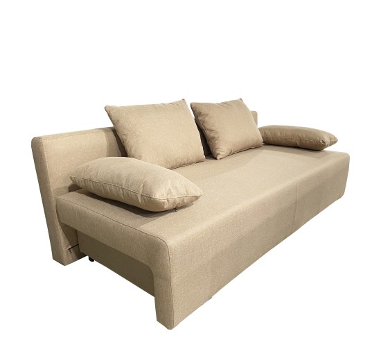 Καναπές Κρεβάτι Τριθέσιος ArteLibre URBAN LOUNGE 3S Ανοιχτό Καφέ Ύφασμα 194x93x72cm