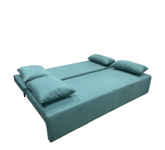 Καναπές Κρεβάτι Τριθέσιος ArteLibre URBAN LOUNGE 3S Τιρκουάζ Ύφασμα 194x93x72cm