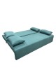 Καναπές Κρεβάτι Τριθέσιος ArteLibre URBAN LOUNGE 3S Τιρκουάζ Ύφασμα 194x93x72cm