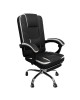 Καρέκλα Γραφείου OPTISEAT Μαύρο/Λευκό PVC/Μέταλλο 67x65x105-115cm
