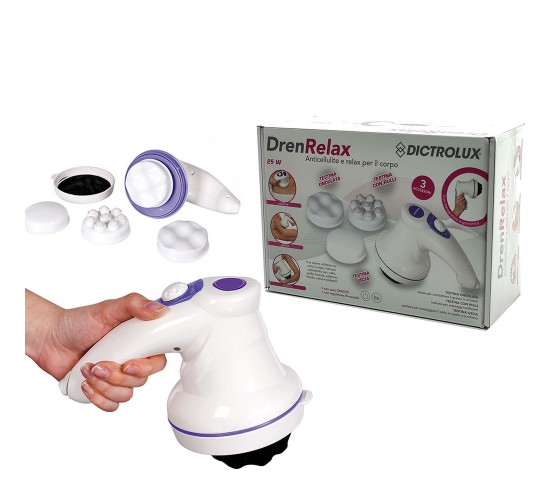 Συσκευή Μασάζ Dictrolux DrenRelax Λευκό/Μωβ 25W Συσκευή Μασάζ Dictrolux DrenRelax Λευκό/Μωβ 25W