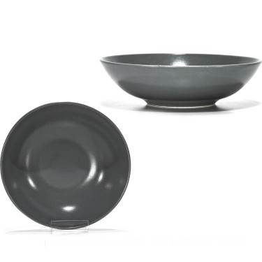 Πιάτο Βαθύ Γκρι Πολυεστερικό 20CM