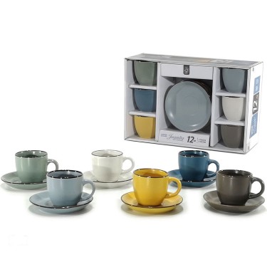 Σετ Φλιτζάνια Καφέ 10cl Juanita Mix 6 6Τμχ