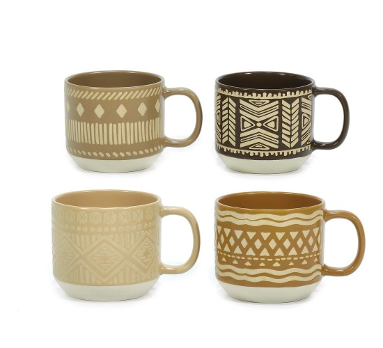 Κούπα 41cl Ethnic Σχέδιο Κεραμικό Φ8.5x11cm Σε 4 Σχέδια Κούπα 41cl Ethnic Σχέδιο Κεραμικό Φ8.5x11cm Σε 4 Σχέδια