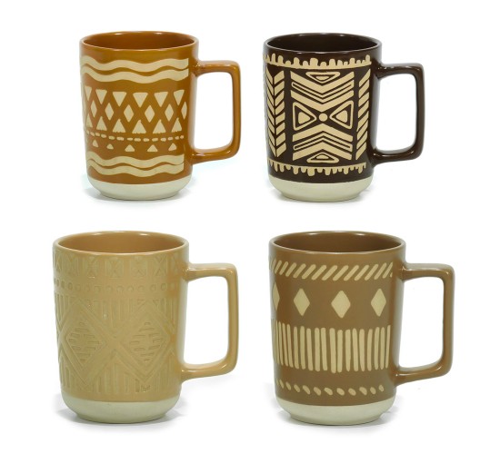 Κούπα 41cl Ethnic Σχέδιο Κεραμικό Φ8.5x11cm Σε 4 Σχέδια Κούπα 41cl Ethnic Σχέδιο Κεραμικό Φ8.5x11cm Σε 4 Σχέδια