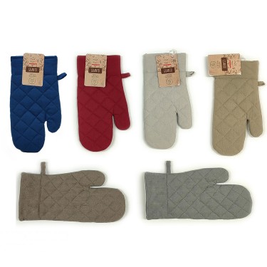 Γάντι Κουζίνας 100%  Βαμβάκι 16x30cm Σε 6 Χρώματα