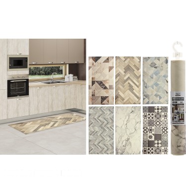 Χαλί Πολύχρωμο PVC 170x50x0.4cm Σε 6 Σχέδια