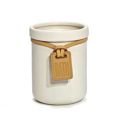 Ποτήρι Μπεζ Κεραμικό