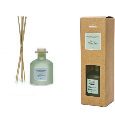 Αρωματικό Χώρου Λευκός Μόσχος Γυαλί 8.5x28cm 200ml 8Τμχ