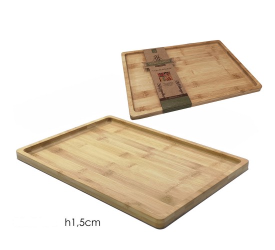 Δίσκος μπαμπού 32x27xh1.5cm
