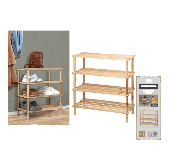 Παπουτσοθήκη WoodHandy Ξύλο 63x26.5x67cm Παπουτσοθήκη WoodHandy Ξύλο 63x26.5x67cm