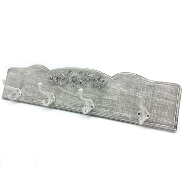 Κρεμάστρα Γκρί Ξύλο 65x1.3x15.5cm