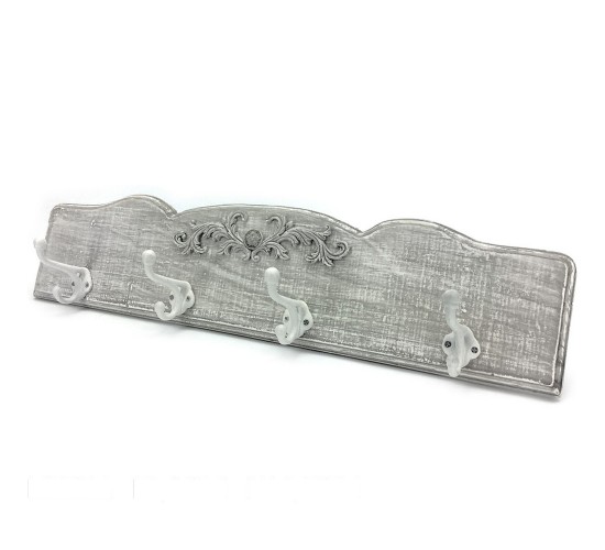 Κρεμάστρα Γκρί Ξύλο 65x1.3x15.5cm Κρεμάστρα Γκρί Ξύλο 65x1.3x15.5cm
