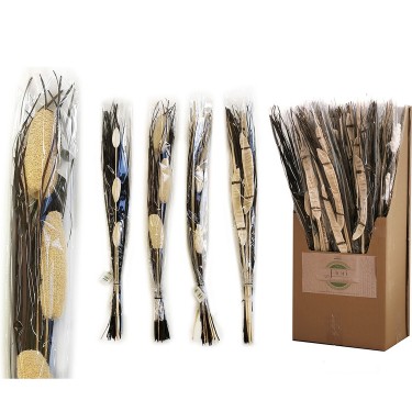 Μπουκέτο ξηρά λουλούδια/κλαδιά 100cm Σε 4 Σχέδια
