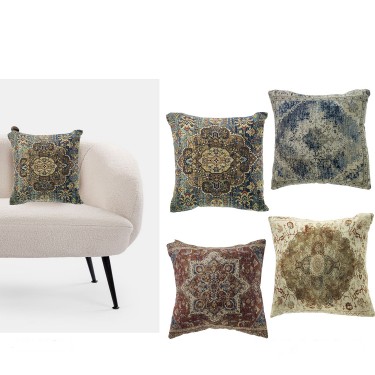 Μαξιλάρι Διακοσμητικό Περσικό Πολύχρωμο 100%  Βαμβάκι 45x45cm Σε 4 Σχέδια