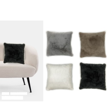 Μαξιλάρι Πολύχρωμο Πολυεστέρας 45x45cm Σε 4 Χρώματα