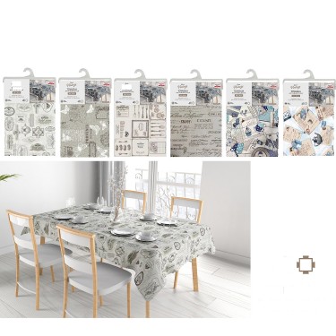 Τραπεζομάντηλο Αντιλεκιαστικό Πολυεστέρας 140x140cm Σε 6 Σχέδια