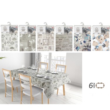 Τραπεζομάντηλο 100%  Πολυεστέρας 140x180cm Σε 6 Σχέδια